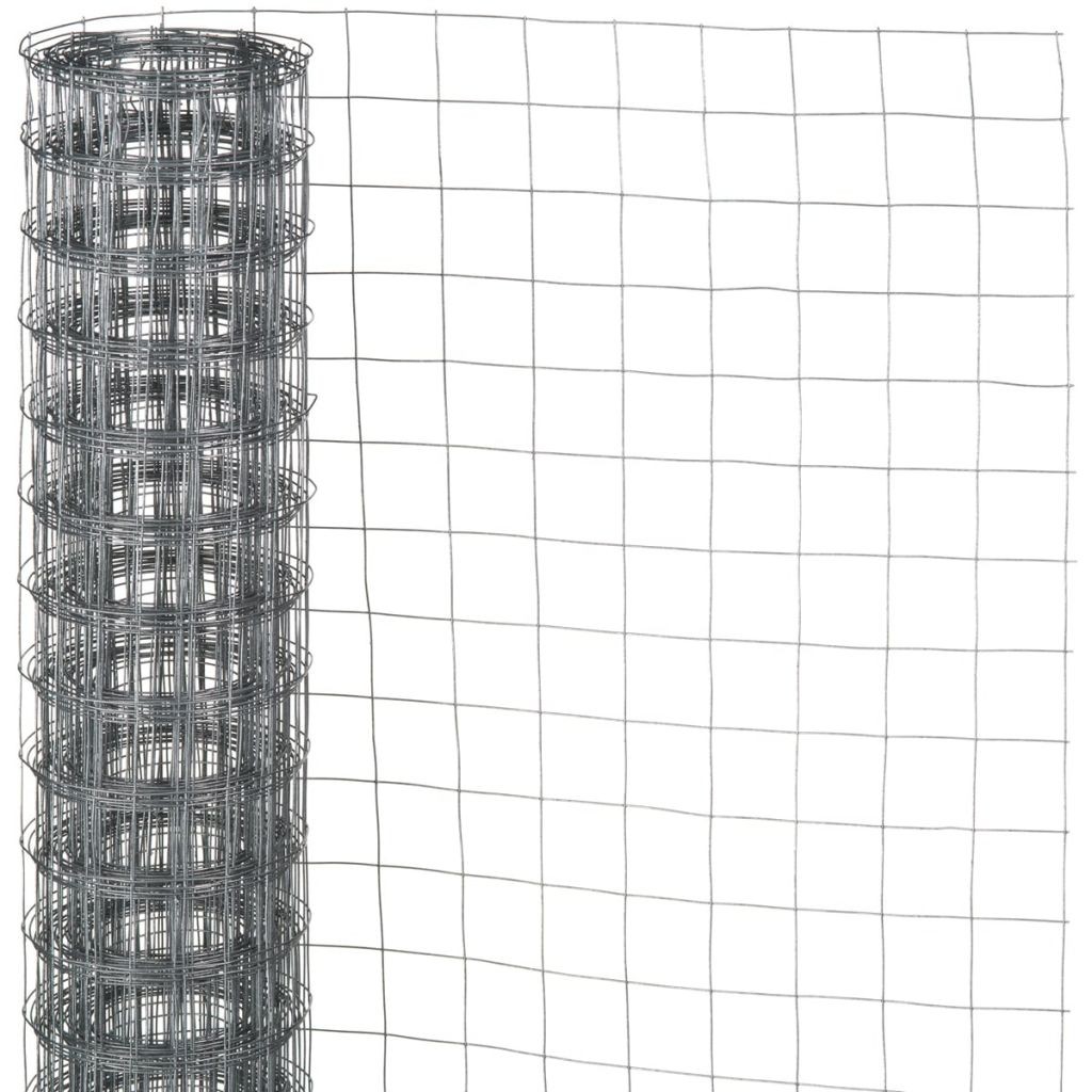 Nature Wire Mesh Square 1x2.5 m 13 mm Galvanised Steel